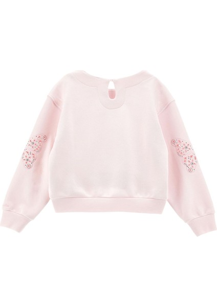 Çocuklar Için Kelebek Nakışlı Sweatshirt fiyatları