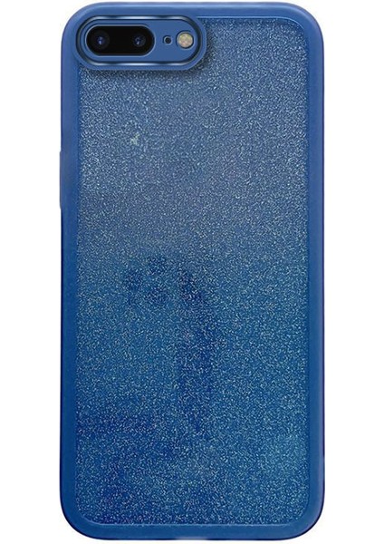 Apple iPhone 6 Plus Uyumlu Kılıf Işıltım Silikon Kılıf - Kamera Lens Korumalı Açık Mavi fiyatları