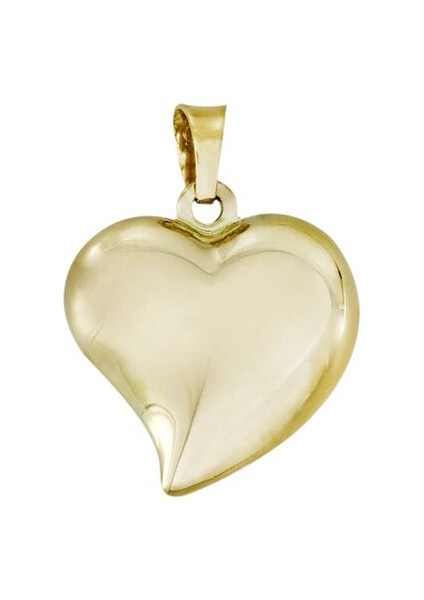 14 Ayar Altın Kalp Kolye Ucu