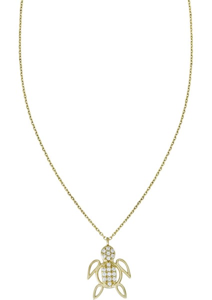 Altın Kaplumbağa Kolye T075058