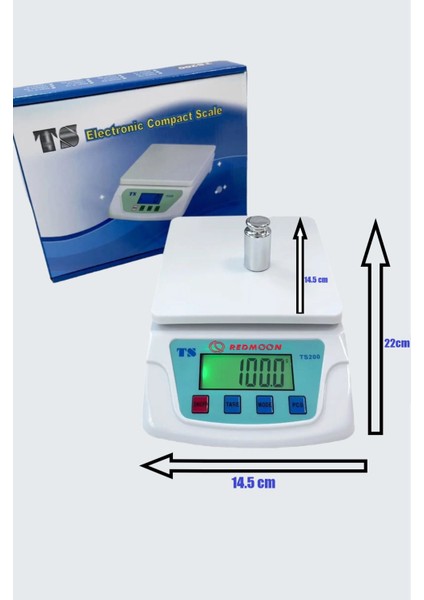 LUX-200 Tartı 10 kg Kapasite 0.5 gr Hassasiyetli fiyatları