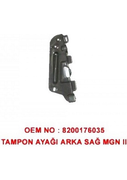 Arka Tampon Tutturucu Sağ Mgn Ii Gnzrz