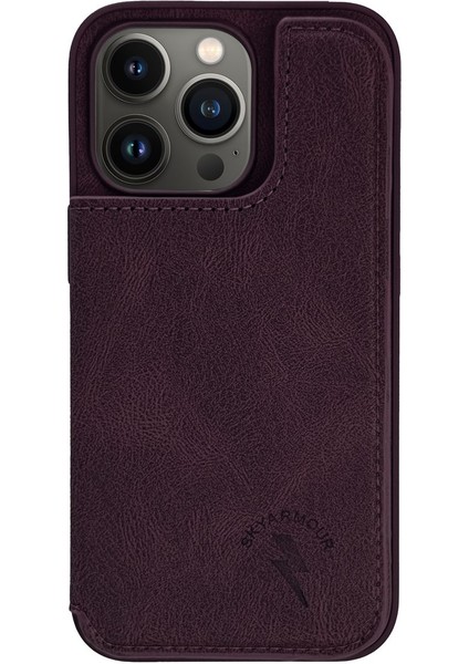 Apple iPhone 13 Pro Deri Cüzdan Kılıf MTL AKSESUAR