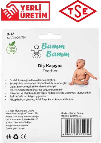 Diş Kaşıyıcı Yerli Üretim Silikon Hafif ve Rahat Kavranır