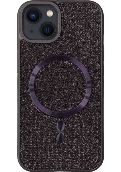 Apple iPhone 13 Taşlı Magsafe Kılıf MTL AKSESUAR