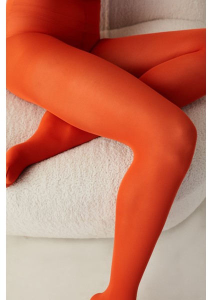 Mikro 40 Turuncu Külotlu Çorap-Licious