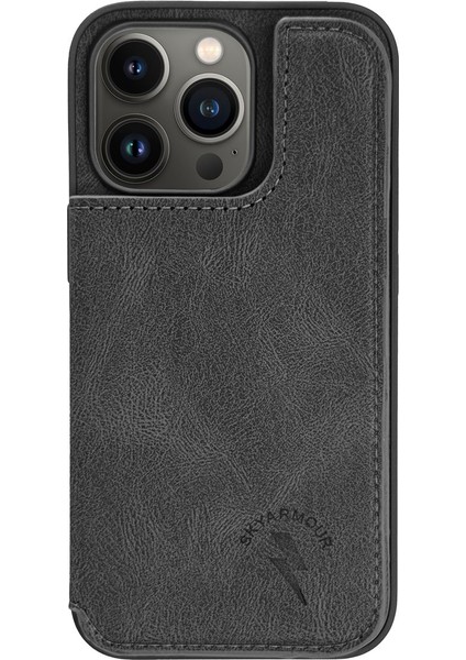 Apple iPhone 13 Pro Deri Cüzdan Kılıf MTL AKSESUAR