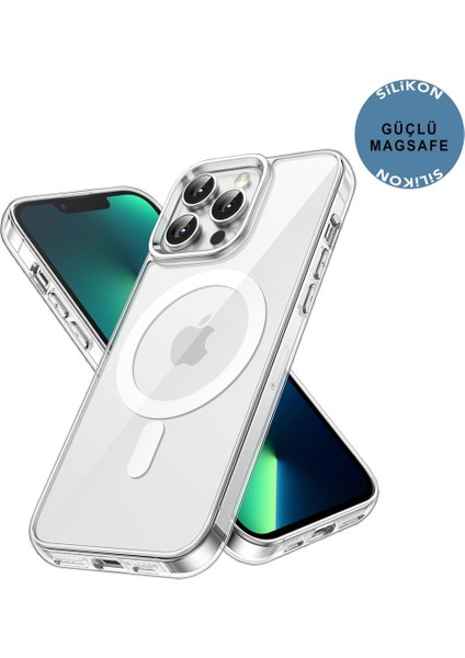 Apple iPhone 13 Pro Şeffaf Magsafe Kılıf MTL AKSESUAR