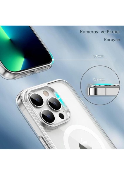 Apple iPhone 13 Pro Şeffaf Magsafe Kılıf MTL AKSESUAR fırsatları