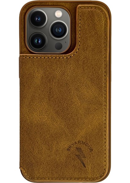 Apple iPhone 13 Pro Deri Cüzdan Kılıf MTL AKSESUAR