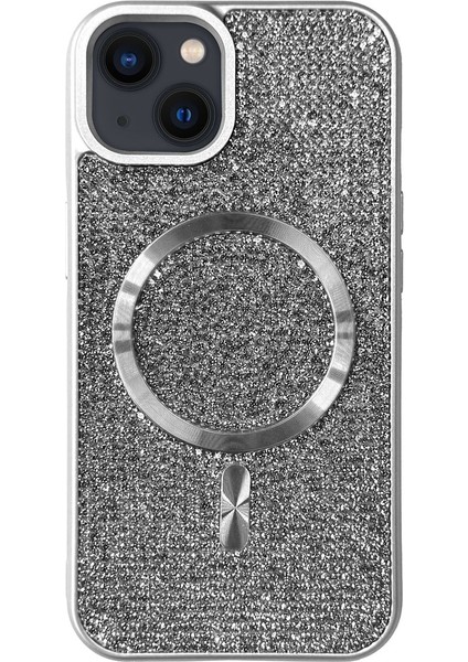 Apple iPhone 13 Taşlı Magsafe Kılıf