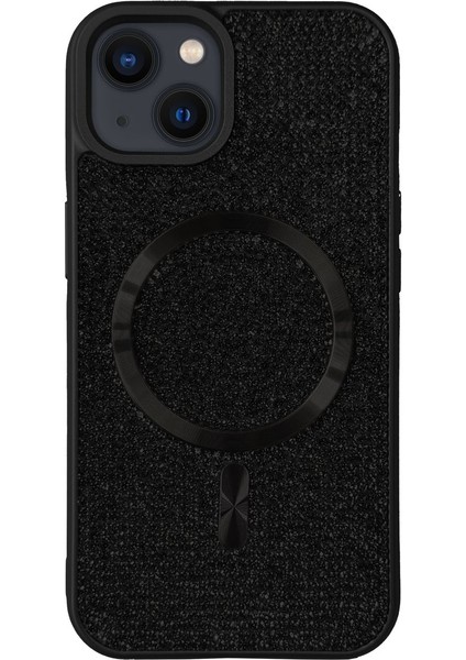 Apple iPhone 13 Taşlı Magsafe Kılıf MTL AKSEUSAR