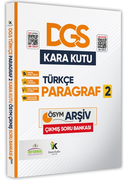Dgs Türkçenin Kara Kutusu Karma Paragraf 2 Konu Özetli D. Çözümlü Çıkmış Soru Havuzu Bankası
