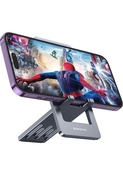 Katlanabilir Stant Business Model Aluminyum Materyal Akıllı Telefon Standı Masaüstü Stand Katlanabilir Cep Telefonu Telefon Tutucu BH112 fırsatları