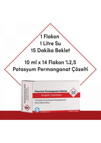 Potasyum Permanganat Solüsyon - Permasol fiyatları