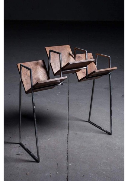 Kitaplık Plaklık Metal Ahşaplı Plak Standı Kitaplık Modeli fiyatları