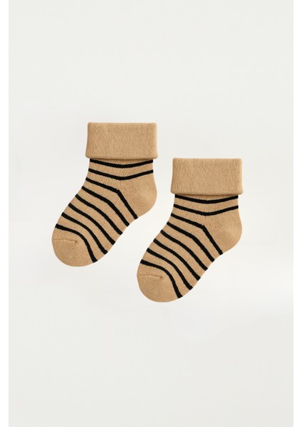 Bebek Sevimli Hayvan Desenli 3'lü Havlu Soket Çorap modelleri