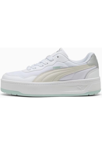 Court Lally Skye Aqua Metal Beyaz Kadın Sneaker / Spor Ayakkabı - 401613 01