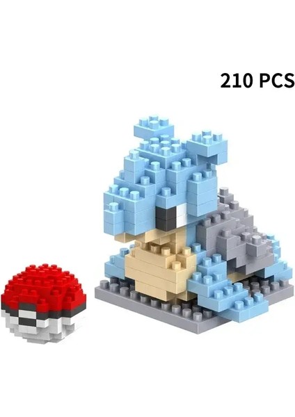 Bloklar Küçük Çizgi Film Mini Yapı Bloğu Pikachu Charizard Eevee Mewtwo Anime Montaj Eylemi Pokemon Model Bebek Oyuncakları Renk: 8049/BEDEN: Kutu Yok (Yurt Dışından)