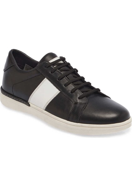 Siyah Deri Erkek Sneaker - E24I1AY56850-P57