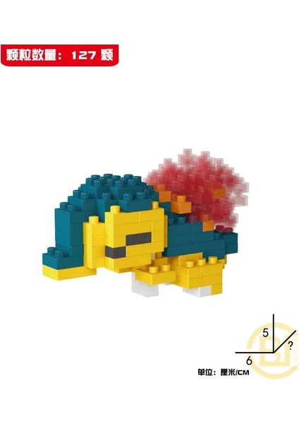 Dıy Pokemon Blokları Küçük Çizgi Film Mini Yapı Bloğu Pikachu Charizard Eevee Mewtwo Anime Montaj Eylem Modeli Bebek Oyuncak: 083 (Yurt Dışından)