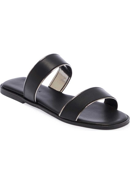Siyah Vegan Kadın Terlik - K24Y1TR67090-O3C