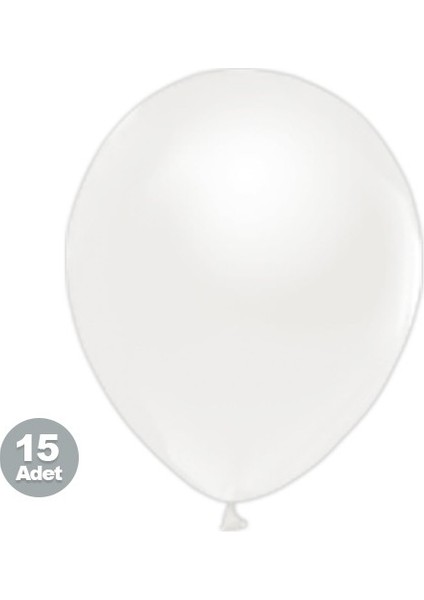 Pastel Balon Beyaz 50 Adet modelleri