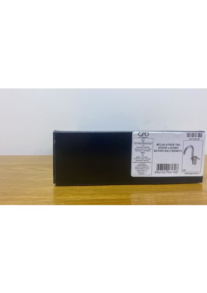 Adnoss Gpd MTL65 Atros Tek Gövde Lavabo Bataryası