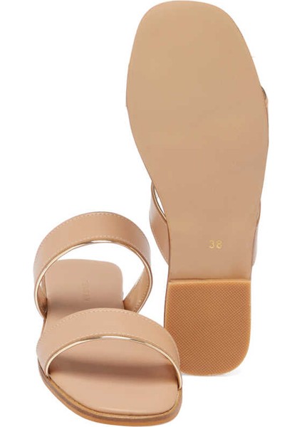 Nude Vegan Kadın Terlik - K24Y1TR67090-Q4M fırsatları