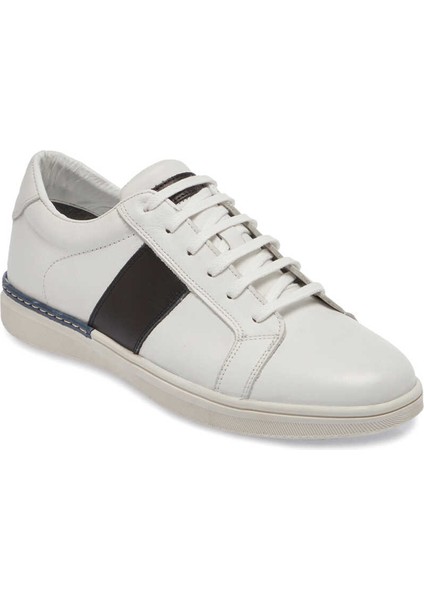 Siyah Deri Erkek Sneaker - E24I1AY56850-P57