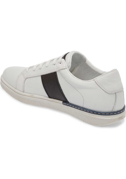 Siyah Deri Erkek Sneaker - E24I1AY56850-P57