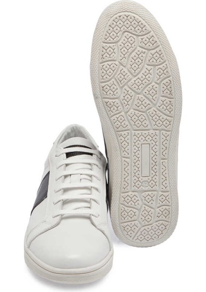 Siyah Deri Erkek Sneaker - E24I1AY56850-P57
