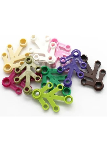 80PCS Moc Bitki Yaprakları 4x3 Ağaç Yaprağı 2423 Bahçe Manzarası Diy Yapı Taşları Tuğlalar Montaj Ile Uyumlu Yapı Oyuncakları Renk: Karıştırma Rengi 80PCS (Yurt Dışından)