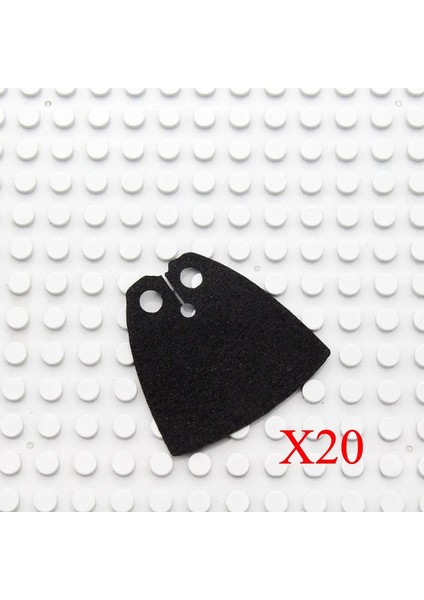 Moc Karakter Aksesuarları Yapı Taşları Ortaçağ Asker Kaput Giymek Cape Battle Battle Mini Tuğla Boy Oyuncak Hediye A08 Rolor: Magenta (Yurt Dışından)