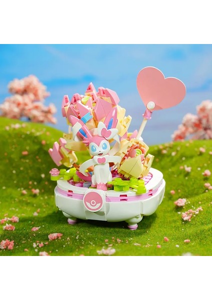 Keeppley Yapı Taşları Pokemon Oyuncakları Pikachu Sylveon Togepi Sprigatito Fuecoco Yapı Başları Çocukların Doğum Günü Hediyesi Renk: Bulbasaur (Yurt Dışından)
