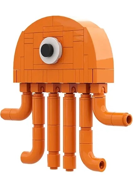 Banban Tuğlalarından Gobricks Garten Green Green Baş Canavar Flamingo Moc Model Yapı Taşları Çocukların Eğitim Hediyeleri Renk: Stinger Flynn (Yurt Dışından)