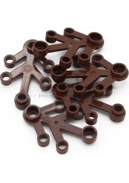 80PCS Moc Bitki Yaprakları 4x3 Ağaç Yaprağı 2423 Bahçe Manzarası Diy Yapı Taşları Tuğlalar Montaj Ile Uyumlu Yapı Oyuncakları Renk: Kahverengi 80PCS (Yurt Dışından)