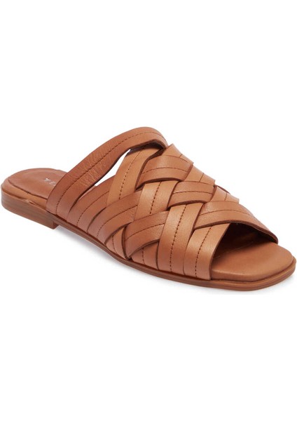 Taba Hakiki Deri Kadın Terlik - K24Y1TR67421-A29
