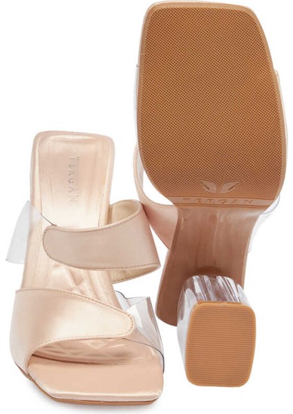 Yeşil Vegan-Tekstil Kadın Terlik - K24Y1TR67427-D3L Yeşil