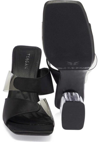 Siyah Vegan-Tekstil Kadın Terlik - K24Y1TR67427-A10 fırsatları