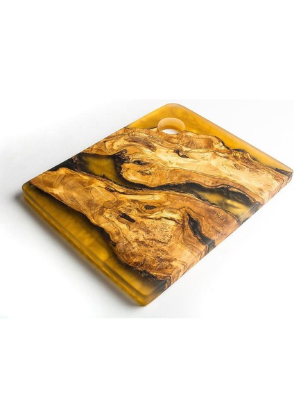 Dekoratif Epoksi Ürünler Bardak Altlığı Sunum Tahtası 1 Adet fiyatları