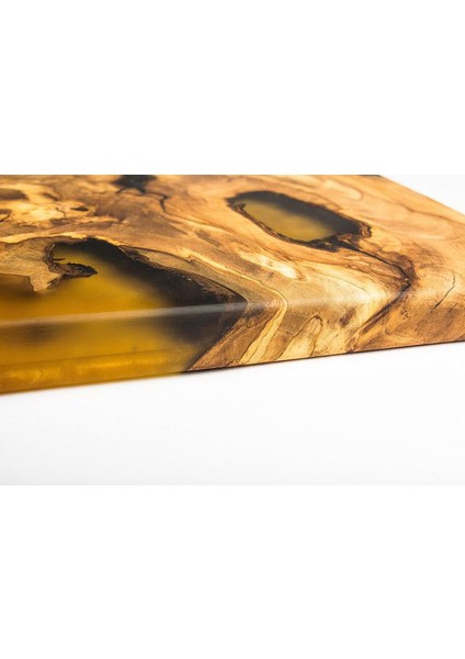 Dekoratif Epoksi Ürünler Bardak Altlığı Sunum Tahtası 1 Adet