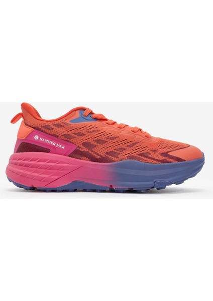 Kadın Spor Kalın Taban Bağcıklı Sneaker Hj 24817Z Nar Çiçeği