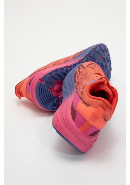 Kadın Spor Kalın Taban Bağcıklı Sneaker Hj 24817Z Nar Çiçeği