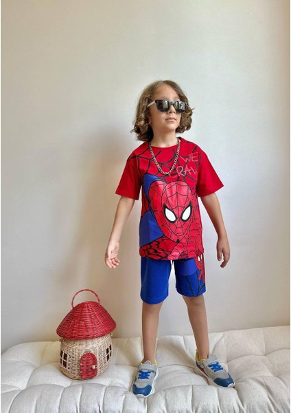 Erkek Çocuk Basklı Şortlu Takım 3-10 Yaş fırsatları