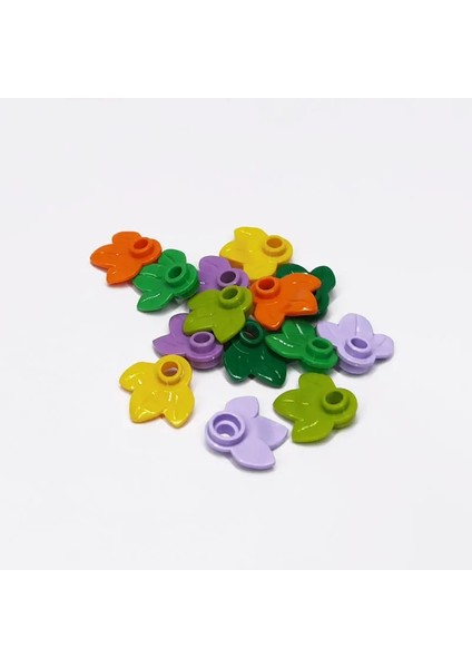 Moc Tuğlalar 32607 Bitki Plakası Tur 1x1 3 Yapraklı Kabak Ağacı Dıy Aydınlatma Blok Tuğlalar Uyumlu Tüm Marka Blokları Parçacıklar: 100 Pcs (Yurt Dışından)
