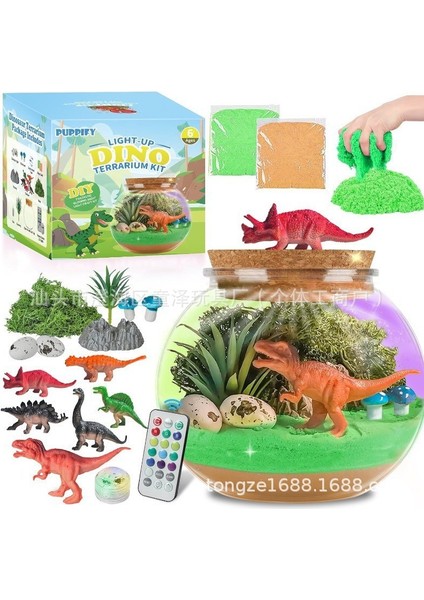 Sevimli Çizgi LED Lamba Uzaktan Kumanda Diy Süsler Çocuk Eğitici Oyuncaklar (Yurt Dışından)