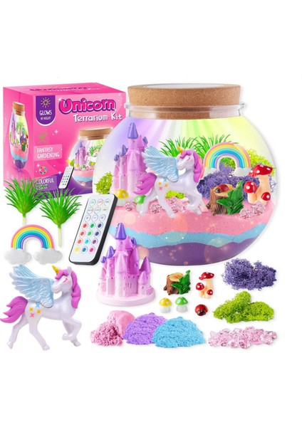 Sevimli Çizgi LED Lamba Uzaktan Kumanda Diy Süsler Çocuk Eğitici Oyuncaklar (Yurt Dışından)