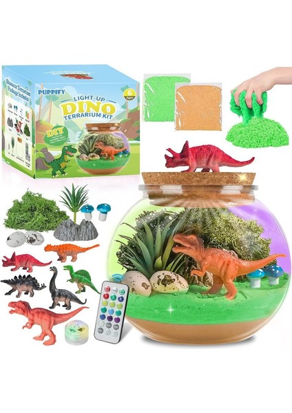 Sevimli Çizgi LED Lamba Uzaktan Kumanda Diy Süsler Çocuk Eğitici Oyuncaklar (Yurt Dışından)