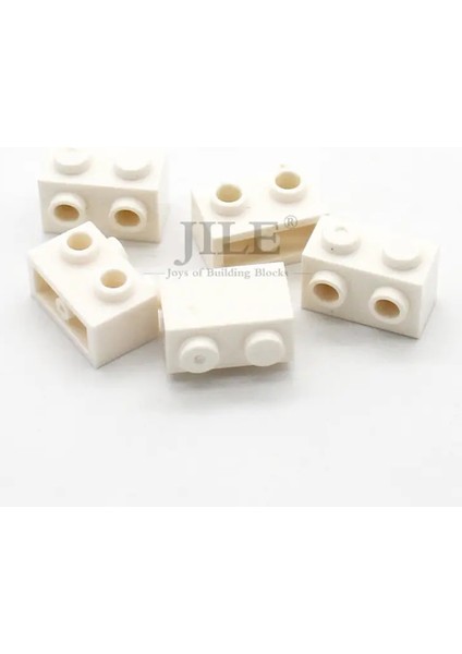 40PCS Moc Yapı Taşları 11211 Tuğla 1x2'yi Yan Uyumlu Bir Şekilde Monte Eden Parçacıklar Ile Modifiye Edilmiş Bir Şekilde Modifikasyon Yapım Yapım Oyuncak: Açık Gri 40PCS (Yurt Dışından)